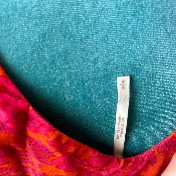 Free People Kikas Printed Midi Dress   ||  Woman Size : Small - Picture 3 of 5